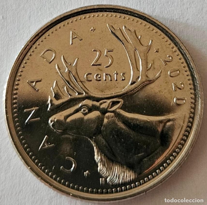 Monedas antiguas de Am&eacute;rica: 25 CENTAVOS CANADA 2020 - SIN CIRCULAR