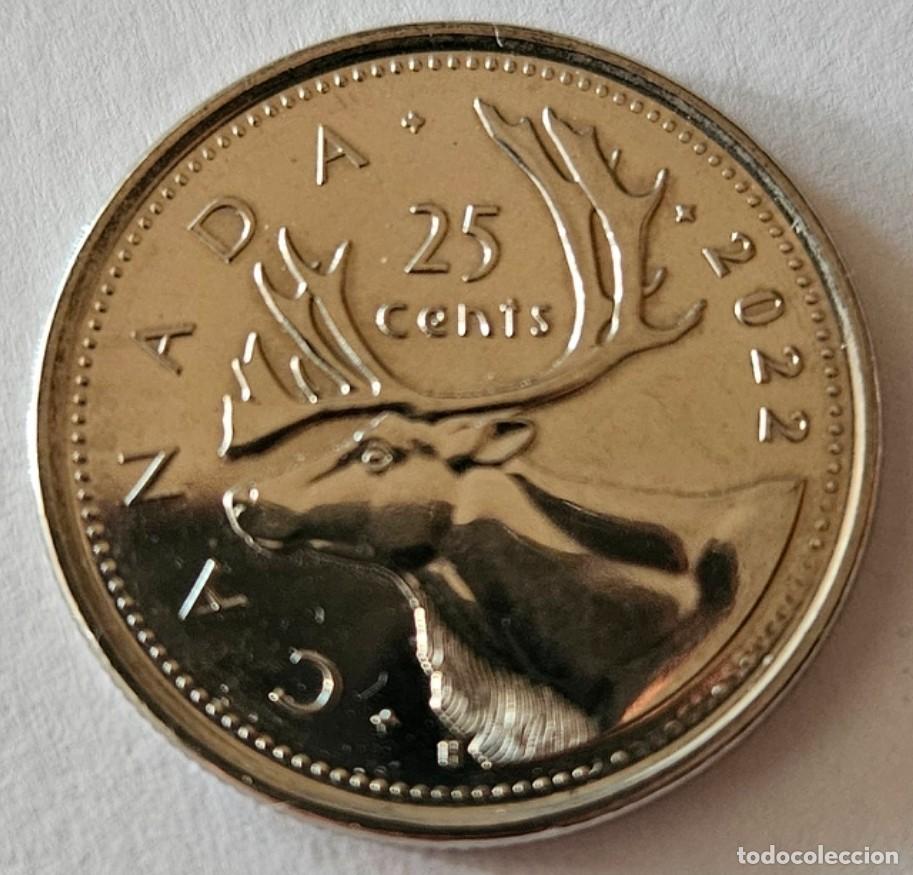 Monedas antiguas de Am&eacute;rica: 25 CENTAVOS CANADA 2022 - SIN CIRCULAR
