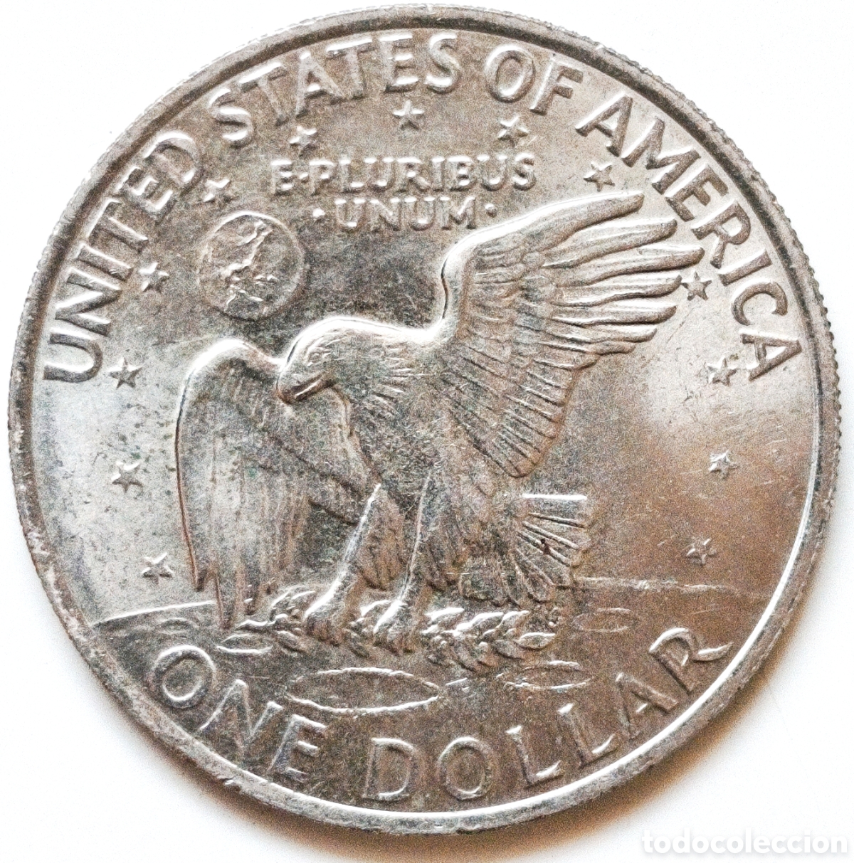 Monedas antiguas de Am&eacute;rica: Estados Unidos, 1 &rdquo;Eisenhower Dollar&rdquo; de 1971-D