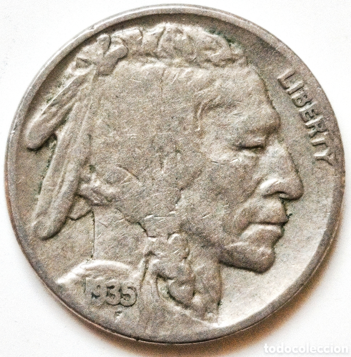 Monedas antiguas de Am&eacute;rica: Estados Unidos, 5 Cents &rdquo;Buffalo Nickel&rdquo; de 1935