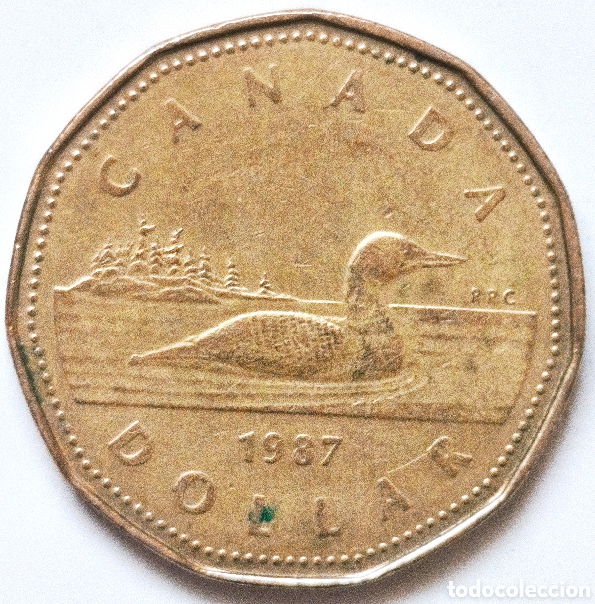 Monedas antiguas de Am&eacute;rica: Canada, 1 dollar de 1987