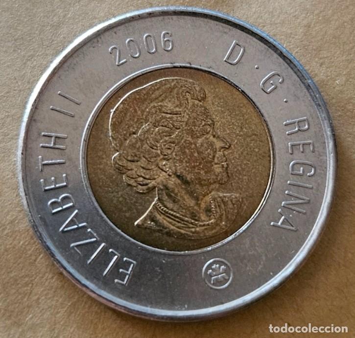 Monedas antiguas de Am&eacute;rica: 2 DOLARES CANADA 2006