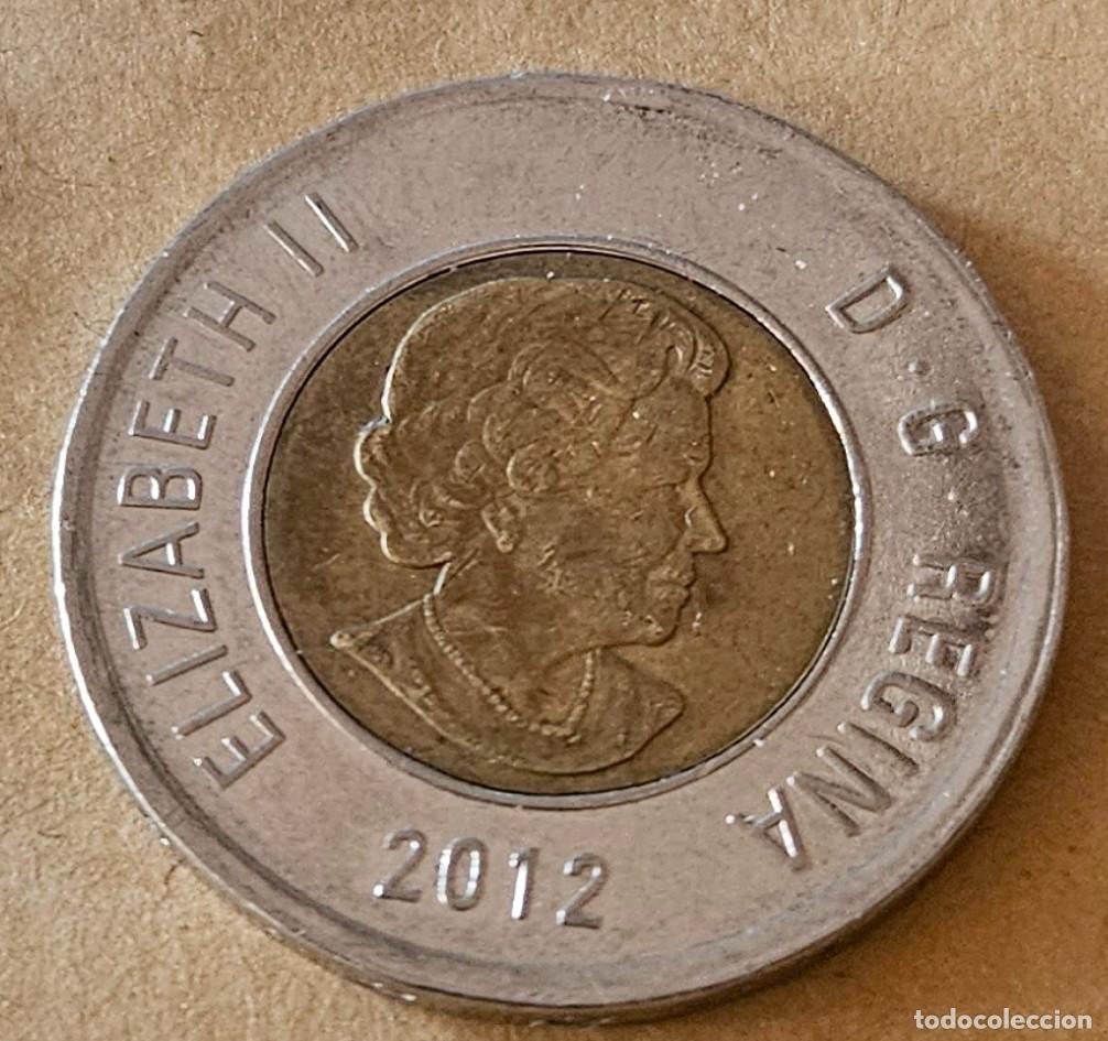 Monedas antiguas de Am&eacute;rica: 2 DOLARES CANADA 2012