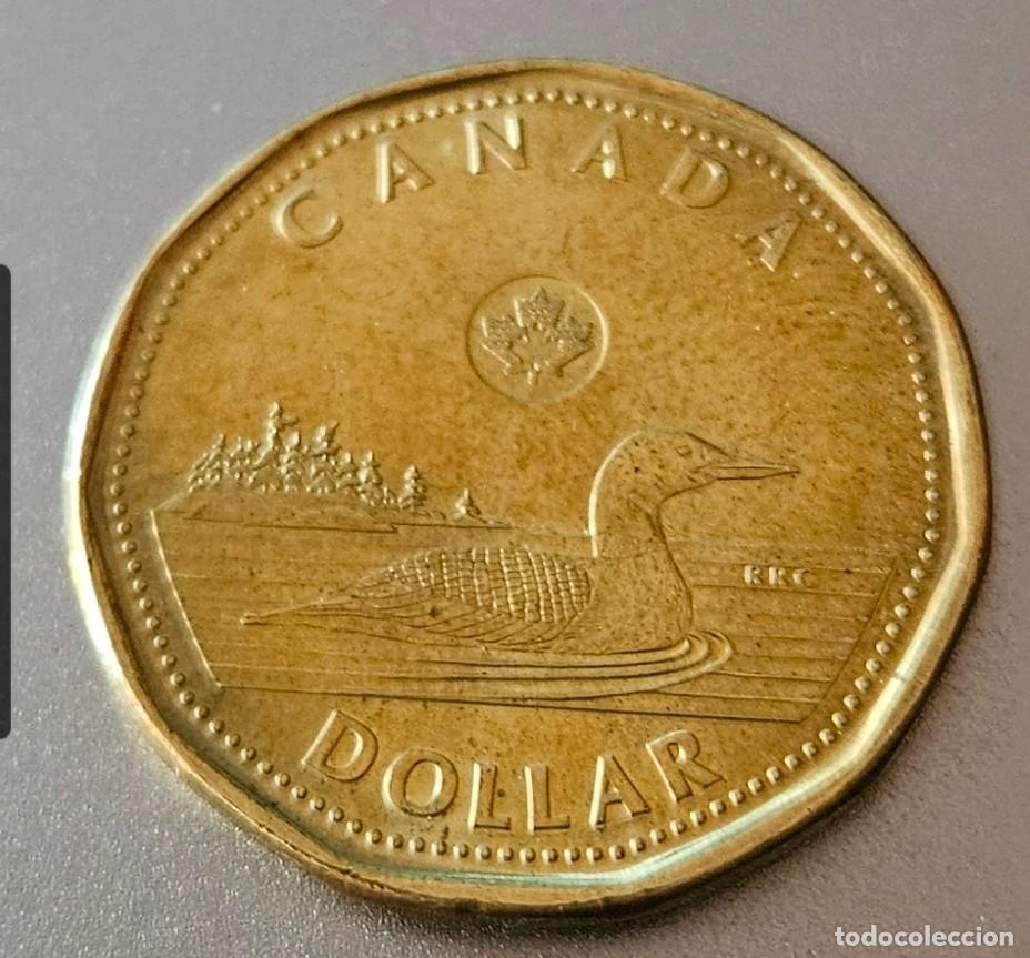 Monedas antiguas de Am&eacute;rica: MONEDA 1 DOLAR CANADA 2022