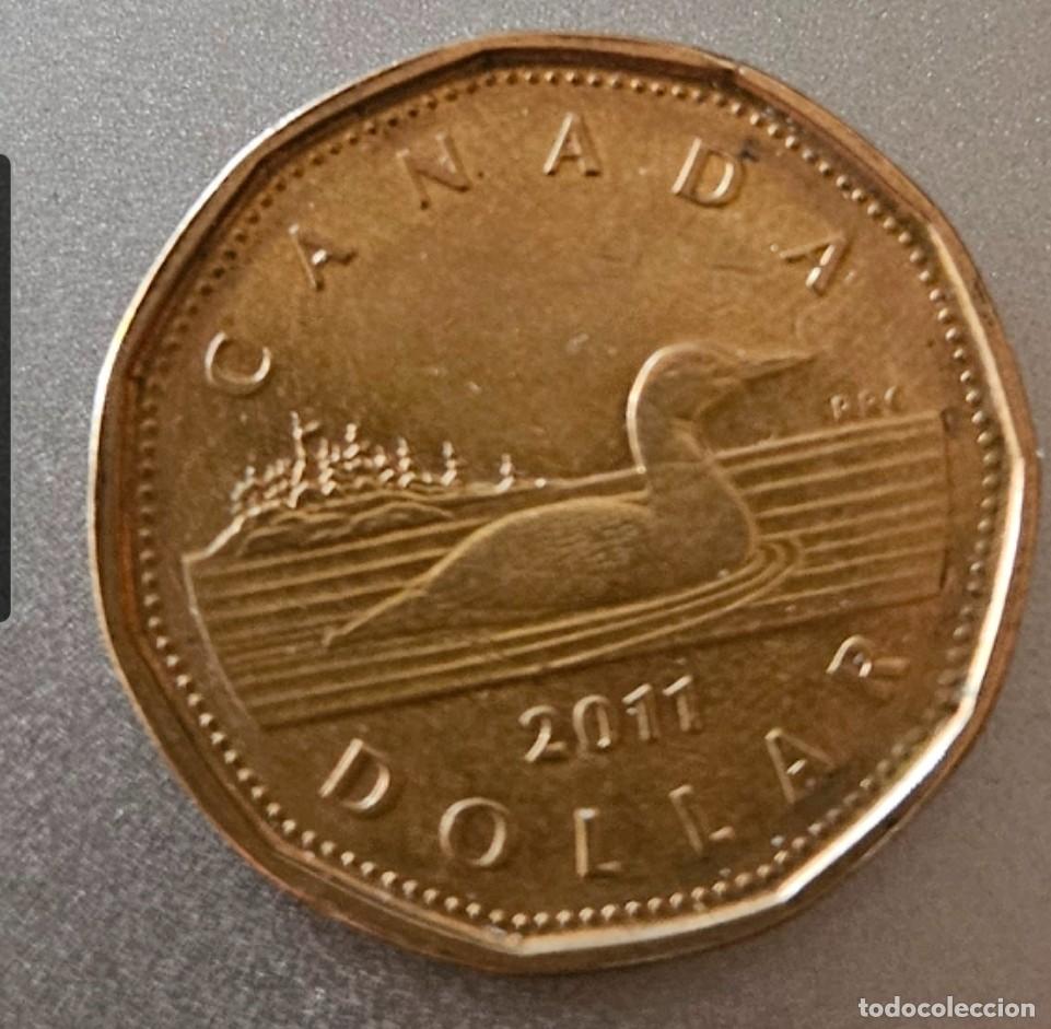 Monedas antiguas de Am&eacute;rica: MONEDA 1 DOLAR CANADA 2011