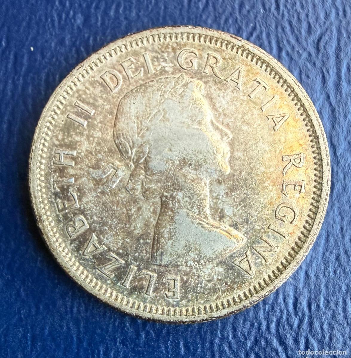 Monedas antiguas de Am&eacute;rica: Canada 25 Centavos 1960