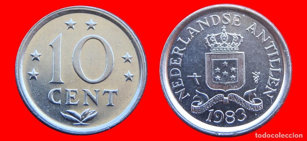 Monedas antiguas de Am&eacute;rica: 10 CENTIMOS CENTAVOS CENTS 1983 ANTILLAS HOLANDESAS CARIBE-144990