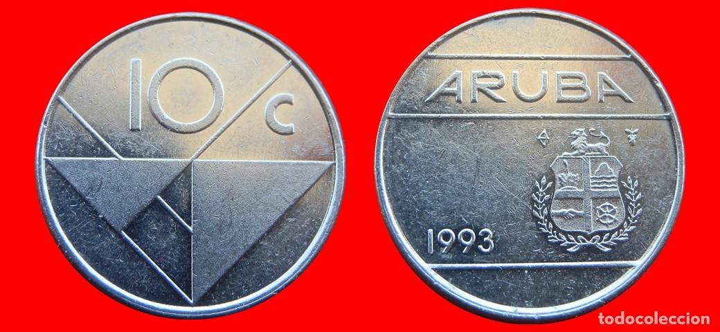 Monedas antiguas de Am&eacute;rica: 10 CENTIMOS 1993 ARUBA-144993