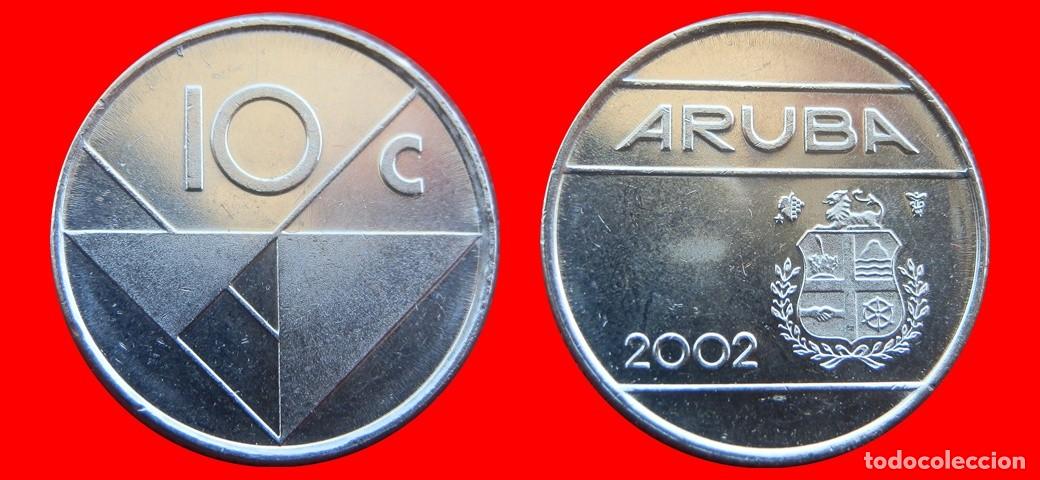 Monedas antiguas de Am&eacute;rica: 10 CENTIMOS 2002 ARUBA-144995