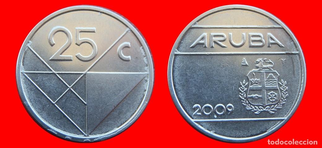 Monedas antiguas de Am&eacute;rica: 25 CENTIMOS 2009 ARUBA-144997