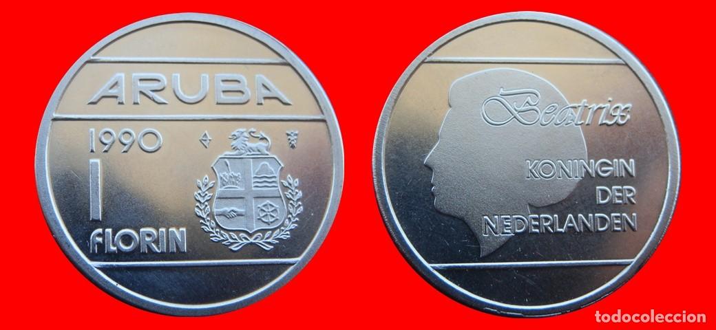 Monedas antiguas de Am&eacute;rica: 1 FLORIN 1990 ARUBA-144999