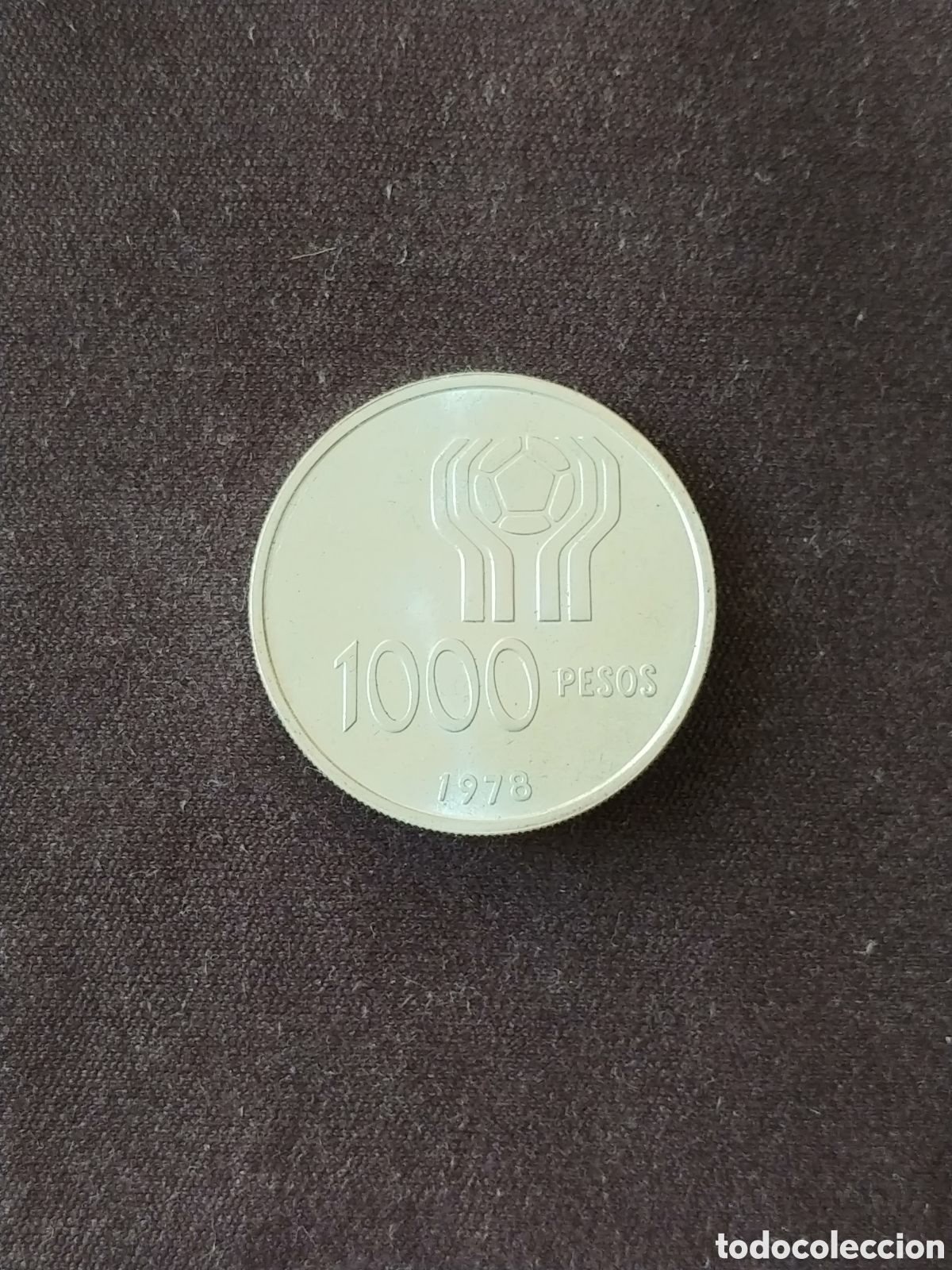 Monedas antiguas de Am&eacute;rica: Argentina, 1000 Pesos 1978, plata .900 mls.