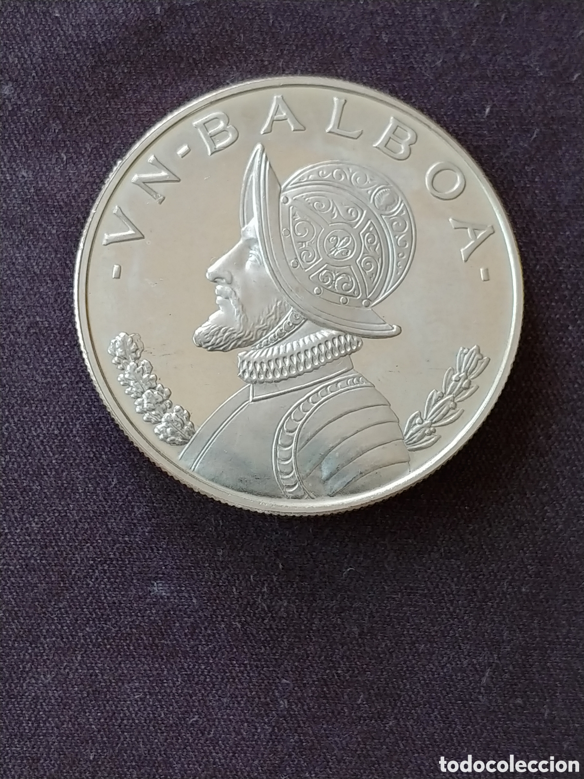 Monedas antiguas de Am&eacute;rica: Panam&aacute;, Un Balboa 1973, plata .900 mls., Proof