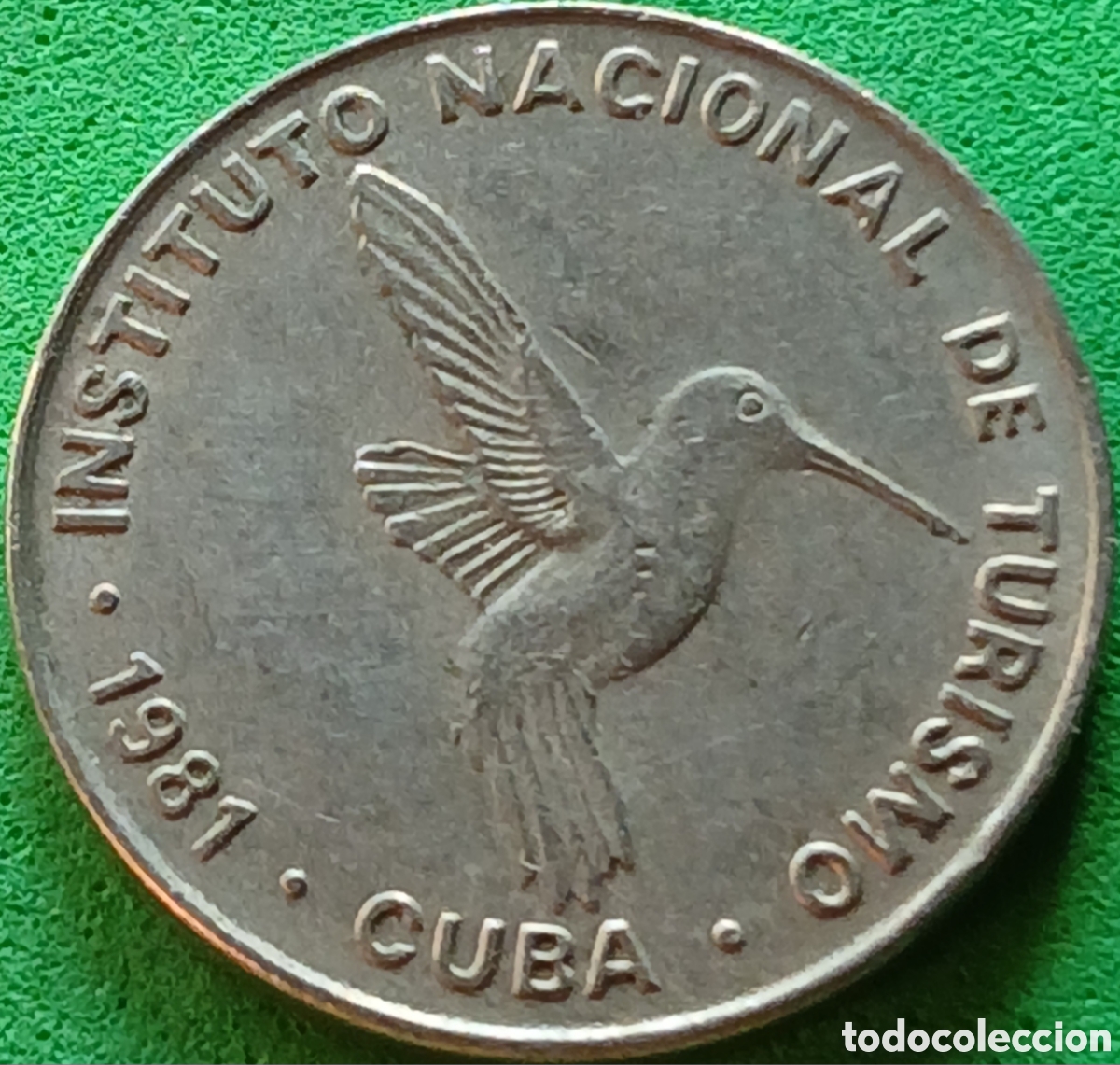 Monedas antiguas de Am&eacute;rica: Cuba 10 centavos 1981 km#415.1