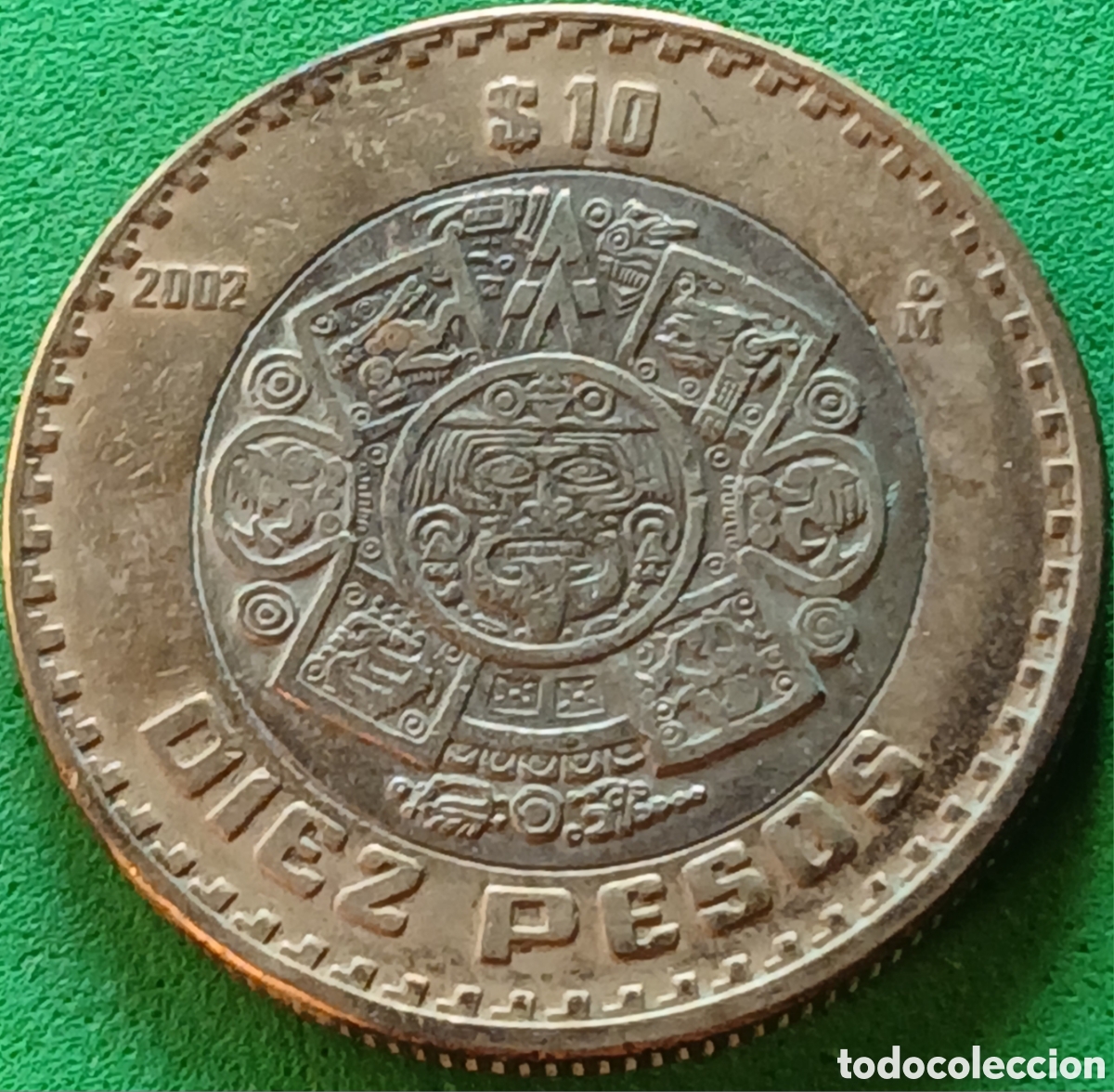 Monedas antiguas de Am&eacute;rica: M&eacute;xico 10 pesos 2002 km#616