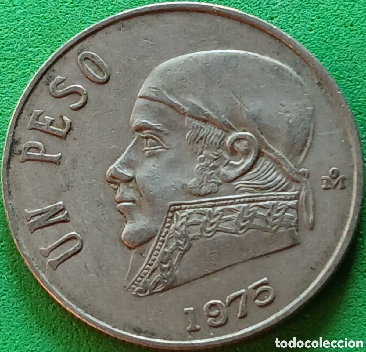 Monedas antiguas de Am&eacute;rica: M&eacute;xico 1 peso 1975 km#460