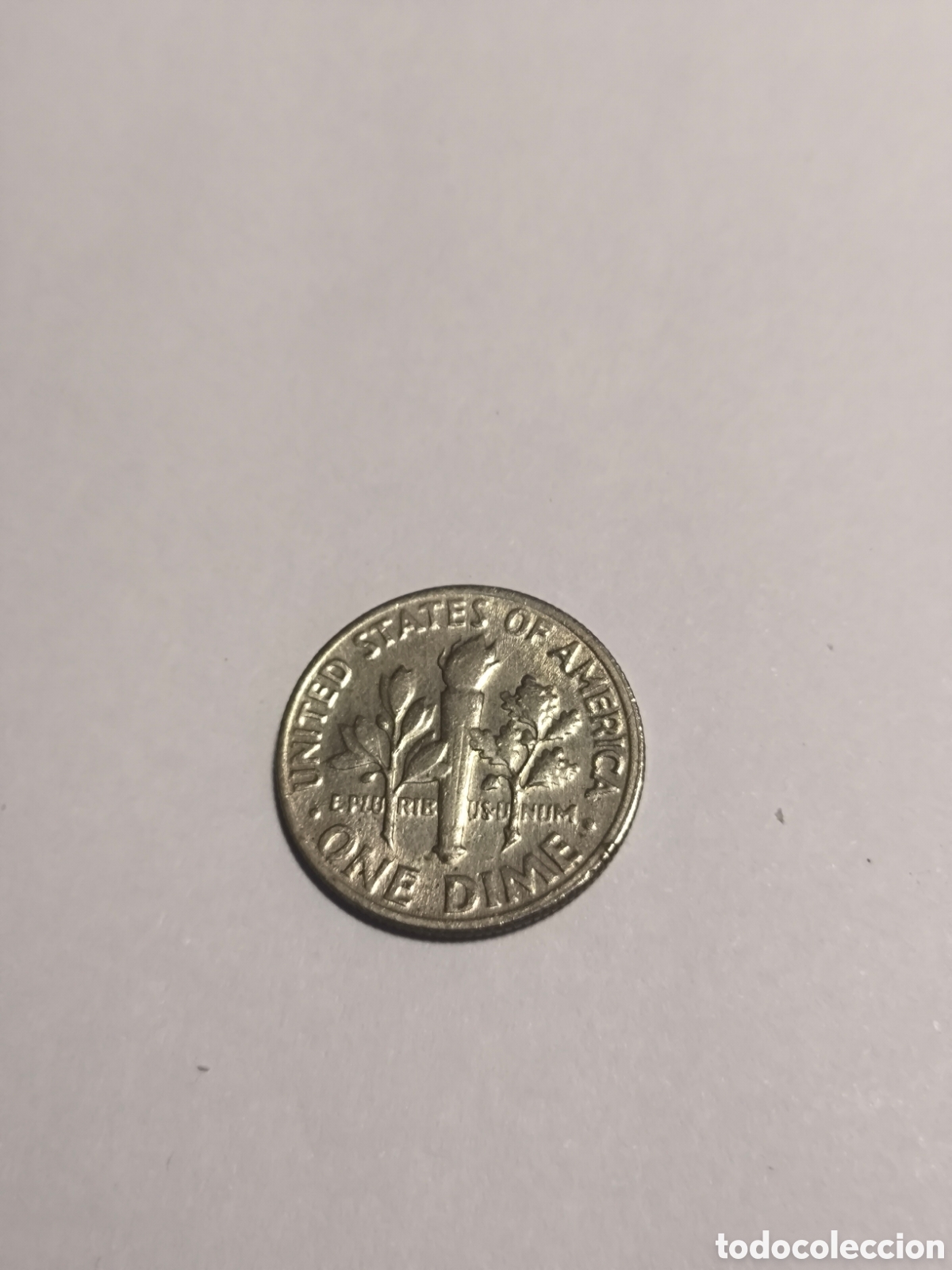 Monedas antiguas de Am&eacute;rica: 1 Dime EEUU 1969 Denver - Foto 2