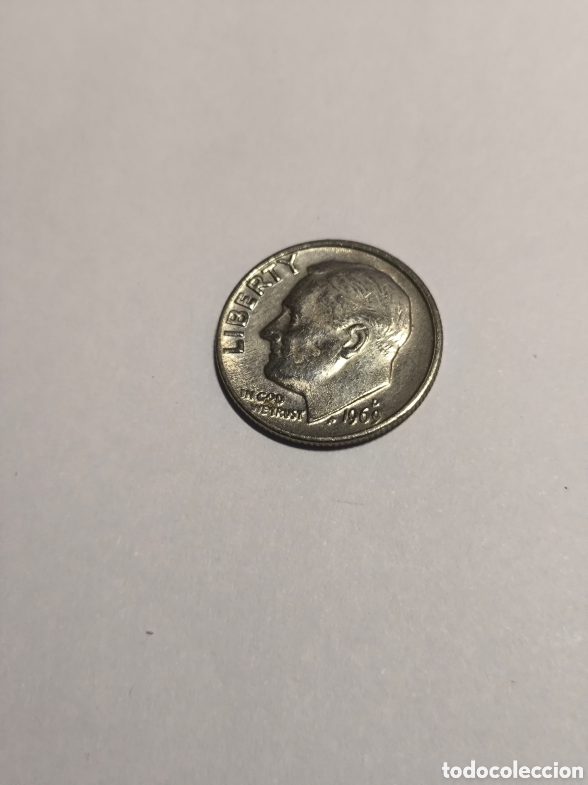 Monedas antiguas de Am&eacute;rica: 1 Dime EEUU 1969 Denver
