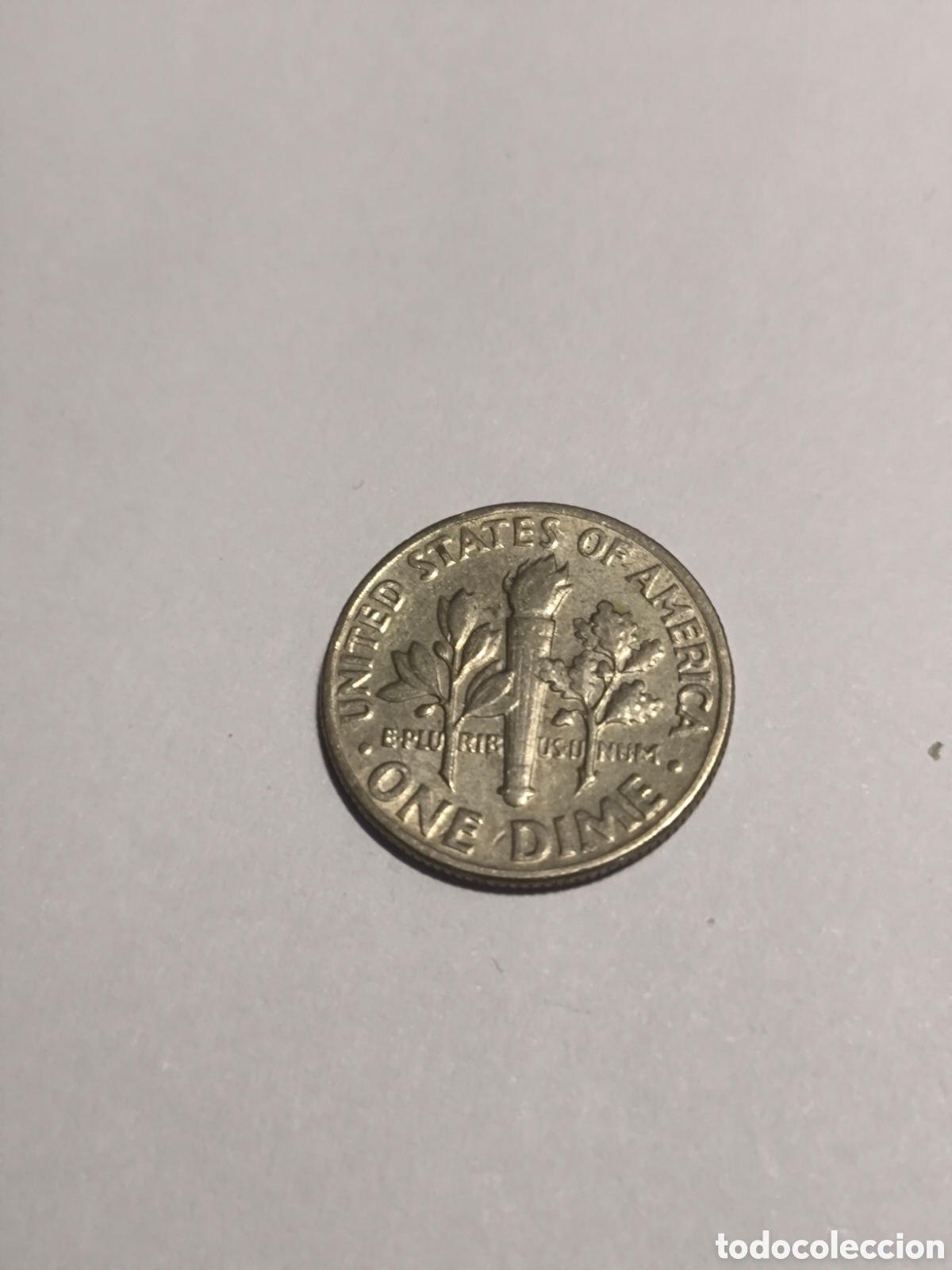 Monedas antiguas de Am&eacute;rica: 1 Dime EEUU 1970 Denver - Foto 2