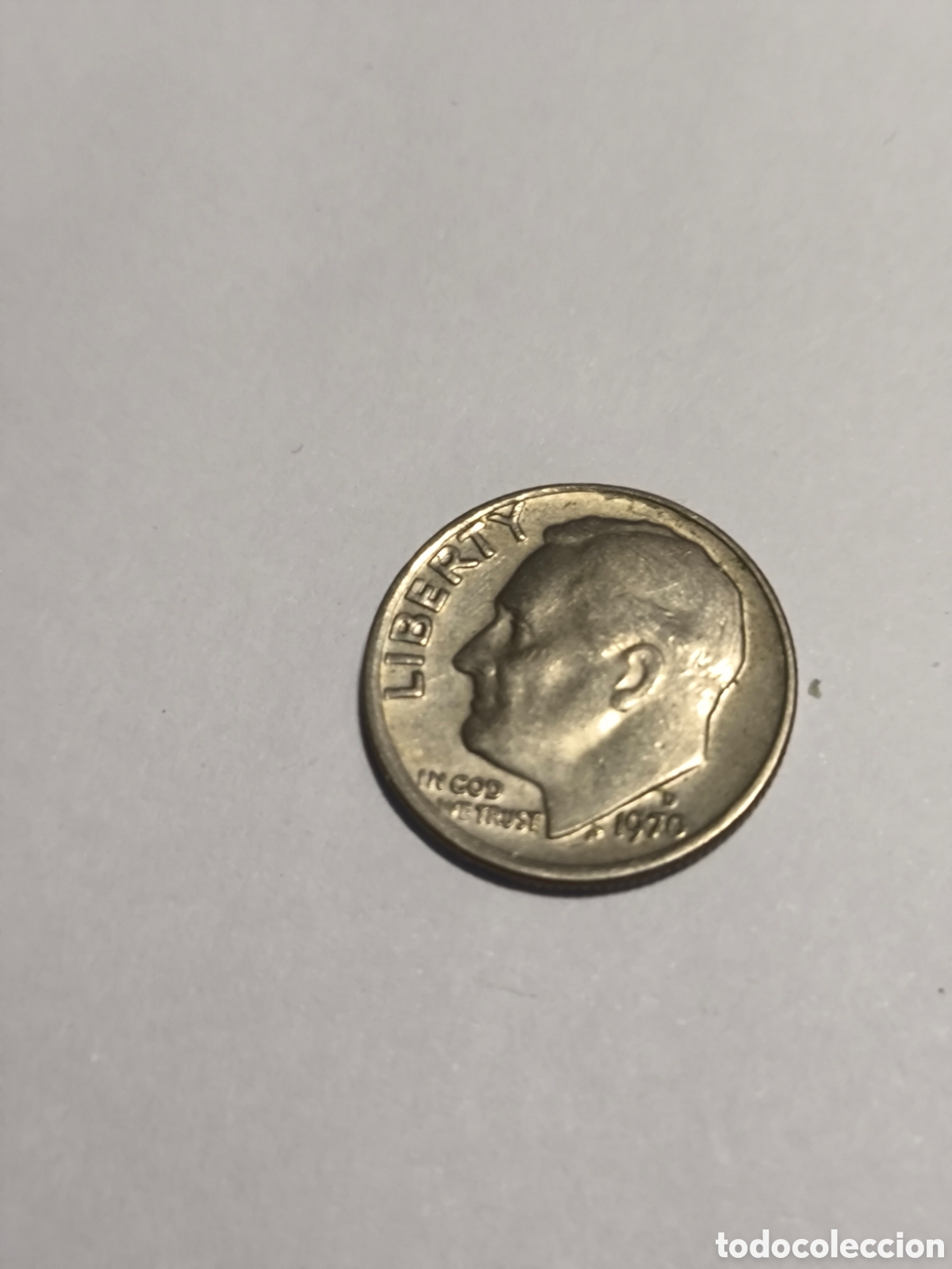Monedas antiguas de Am&eacute;rica: 1 Dime EEUU 1970 Denver