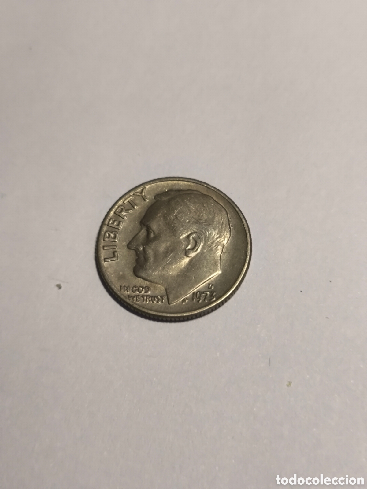 Monedas antiguas de Am&eacute;rica: 1 Dime EEUU 1973 Denver