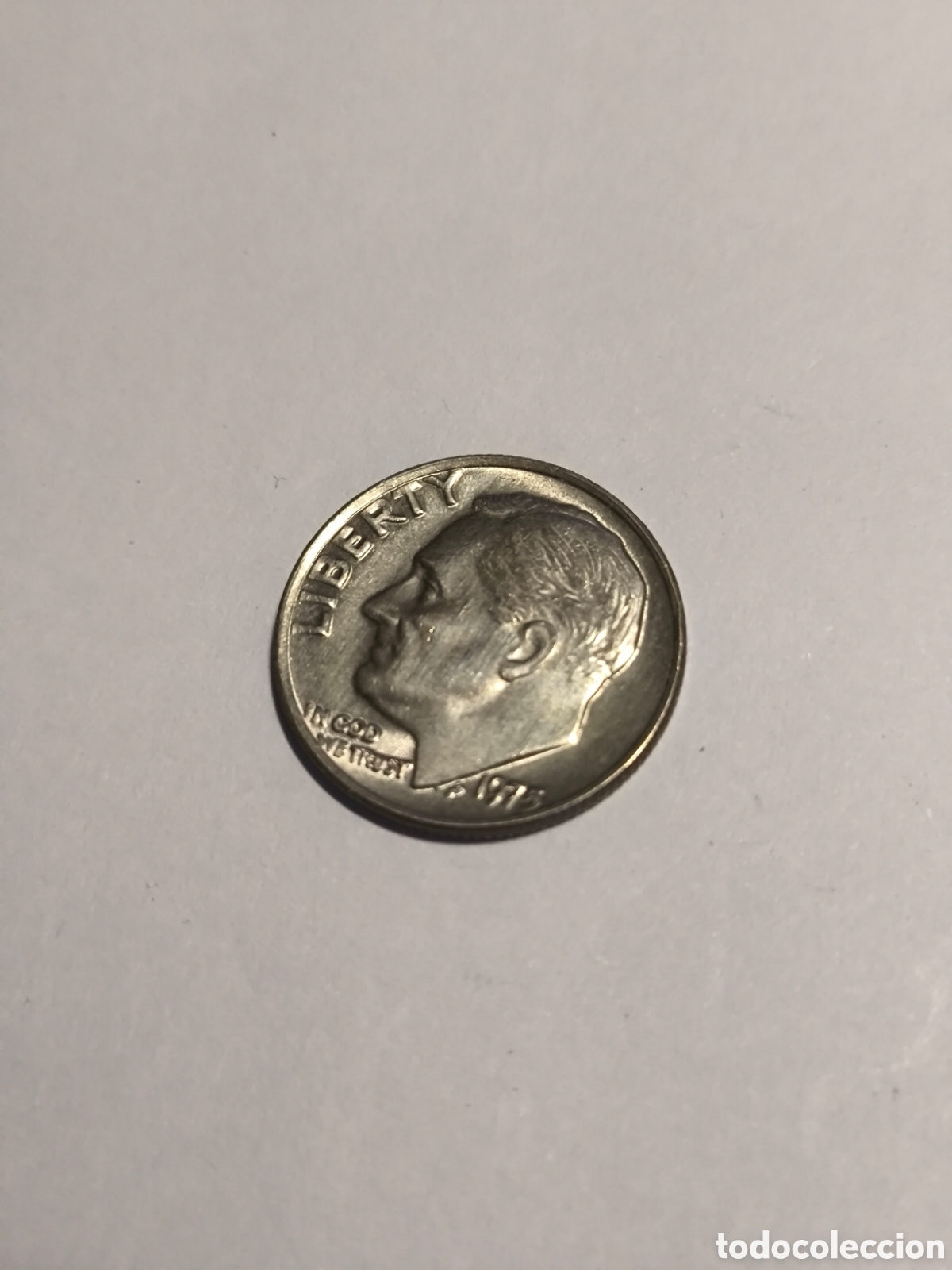 Monedas antiguas de Am&eacute;rica: 1 Dime EEUU 1975 N&iacute;quel