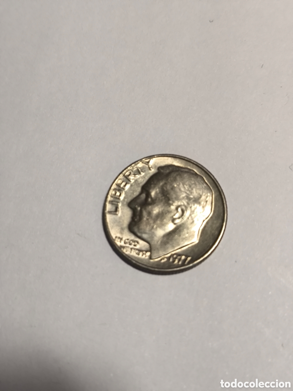 Monedas antiguas de Am&eacute;rica: 1 Dime EEUU 1977 N&iacute;quel