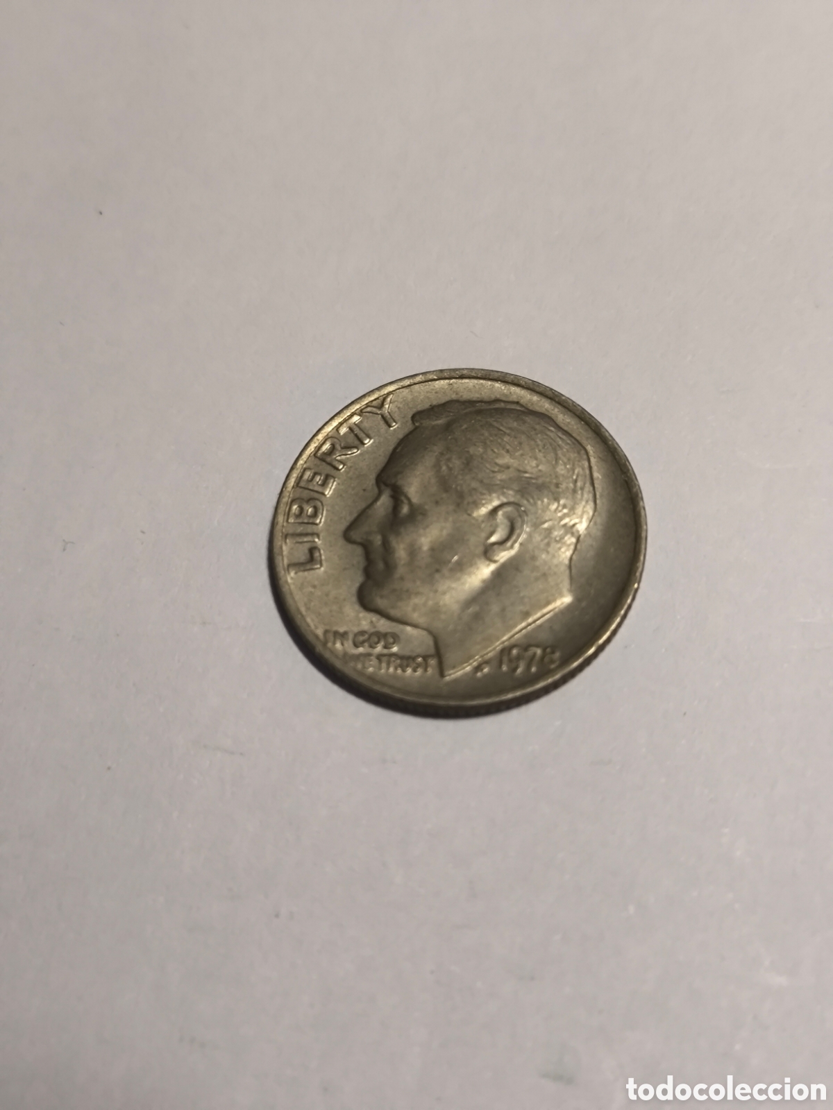 Monedas antiguas de Am&eacute;rica: 1 Dime EEUU 1978 N&iacute;quel
