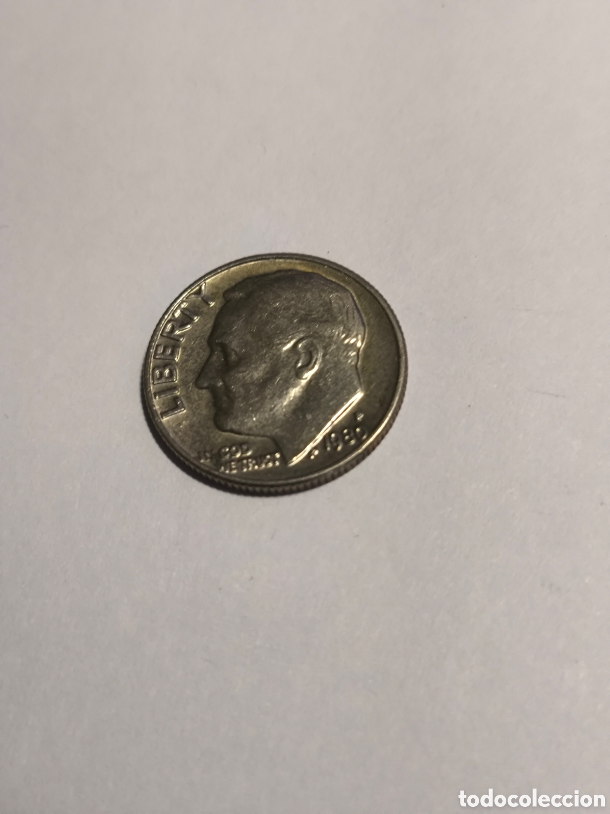 Monedas antiguas de Am&eacute;rica: 1 Dime EEUU 1980 Filadelfia