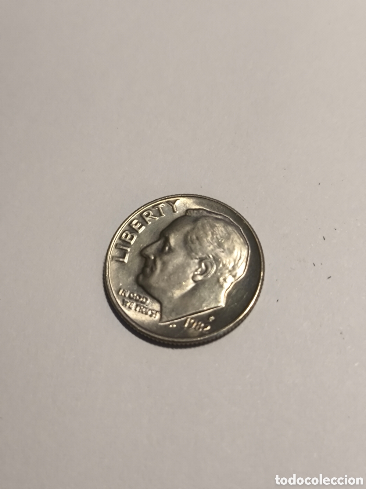Monedas antiguas de Am&eacute;rica: 1 Dime EEUU 1982 Filadelfia (1)