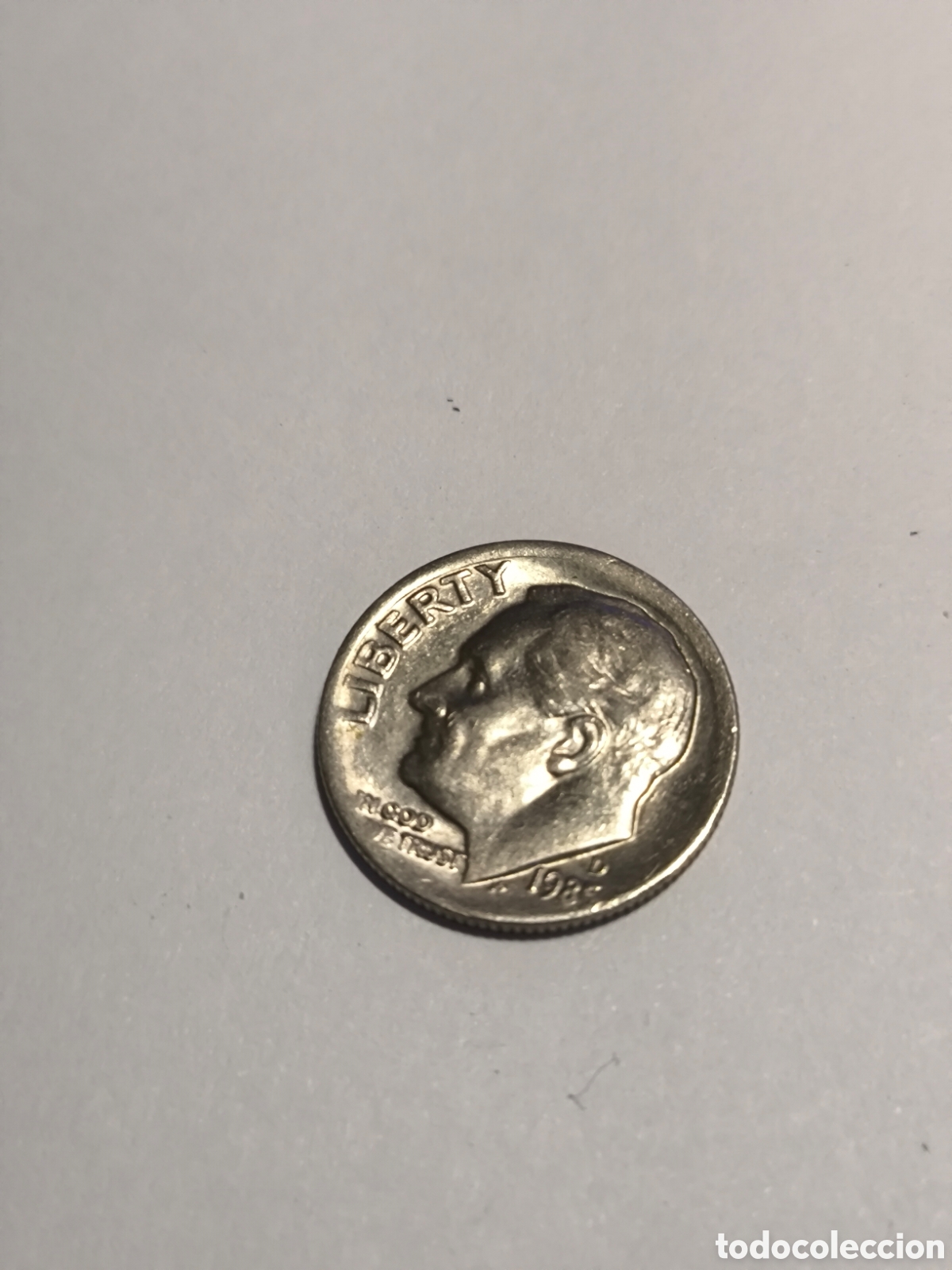 Monedas antiguas de Am&eacute;rica: 1 Dime EEUU 1985 Denver