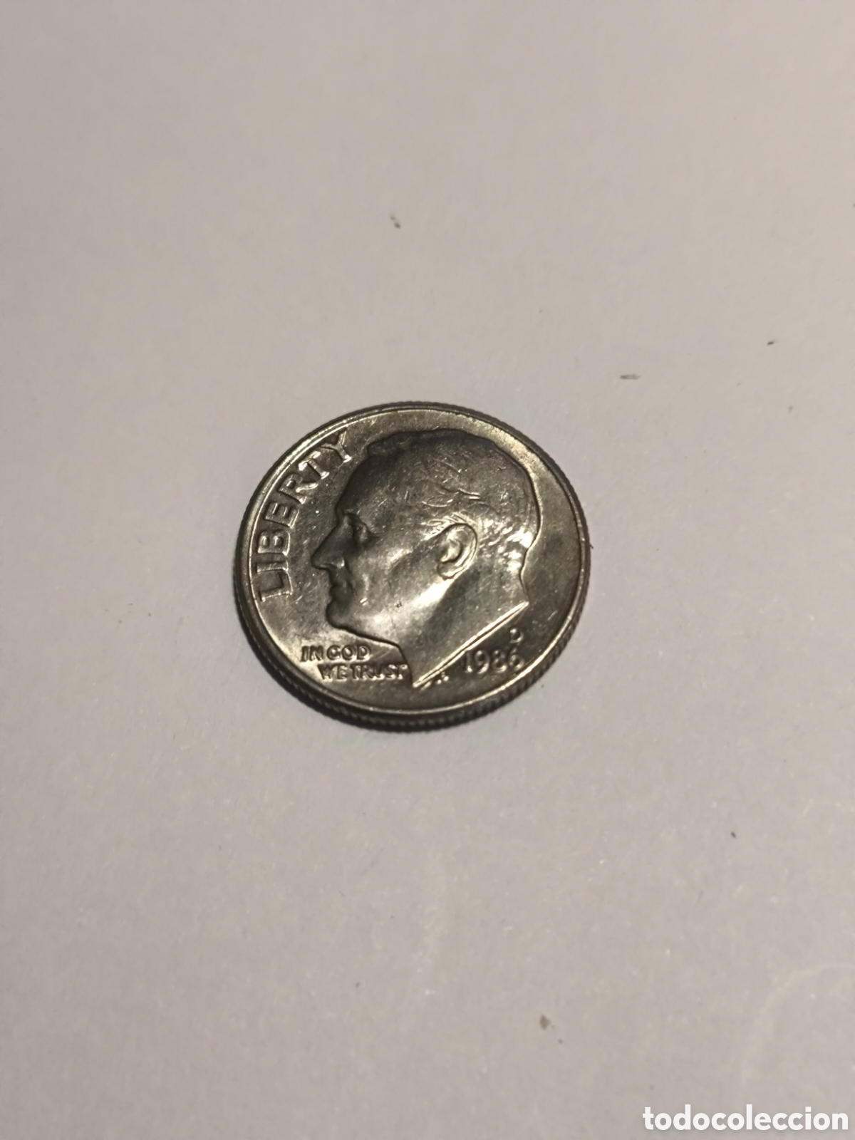 Monedas antiguas de Am&eacute;rica: 1 Dime EEUU 1986 Denver