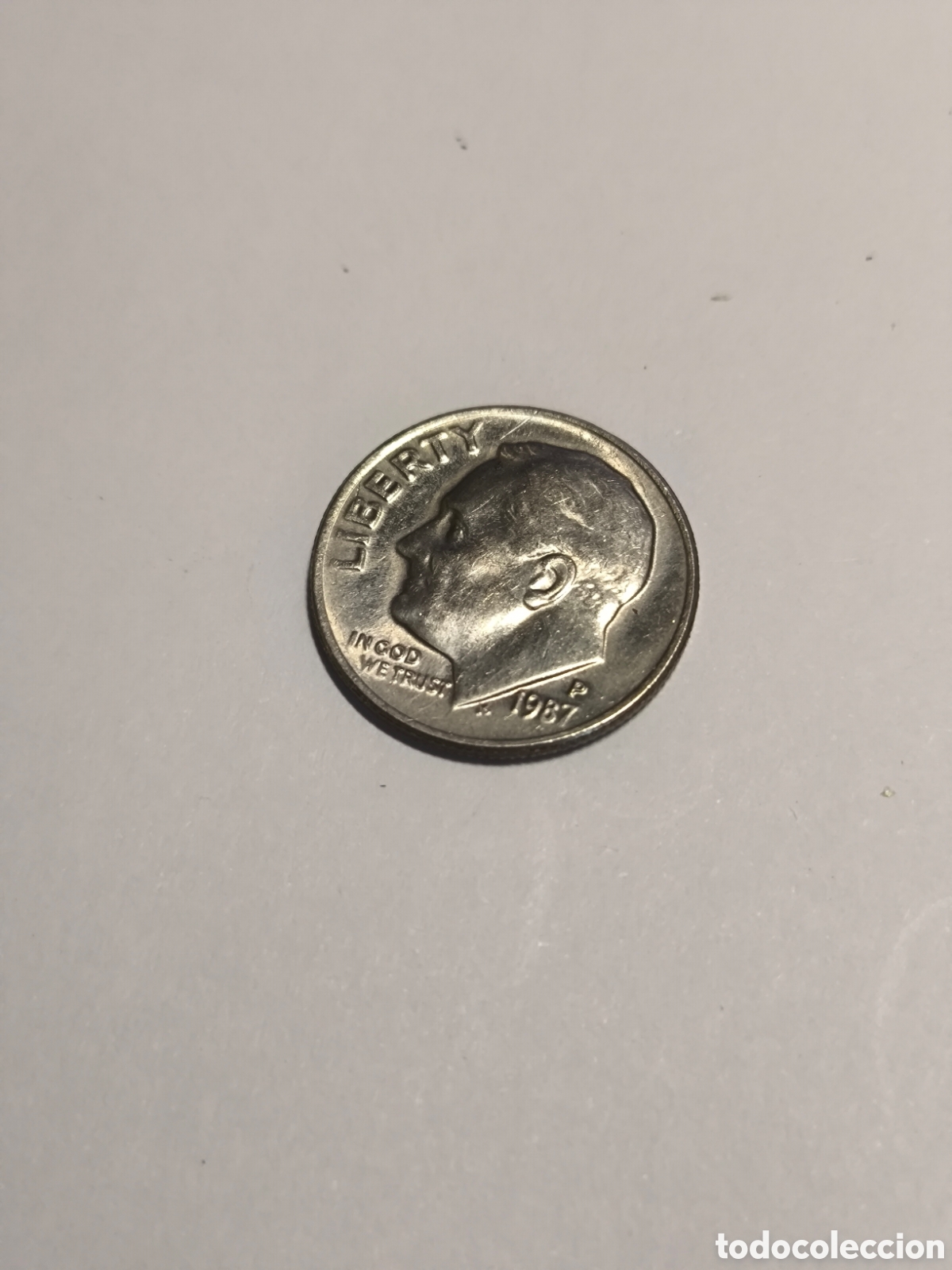 Monedas antiguas de Am&eacute;rica: 1 Dime EEUU 1987 Filadelfia