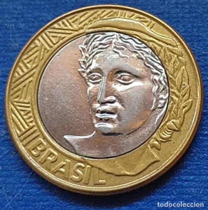 Monedas antiguas de Am&eacute;rica: MONEDAS DEL MUNDO Brasil 2006 1 Real BC Bimet&aacute;lica