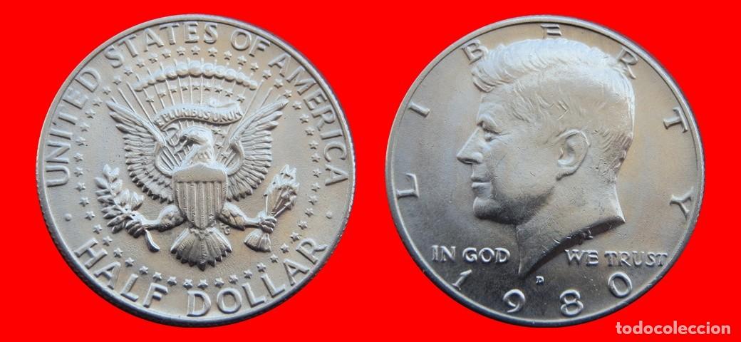 Monedas antiguas de Am&eacute;rica: 1/2 DOLAR 1980-D USA-150000