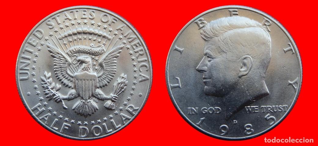Monedas antiguas de Am&eacute;rica: 1/2 DOLAR 1985-D USA-150003