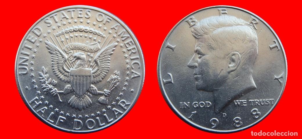 Monedas antiguas de Am&eacute;rica: 1/2 DOLAR 1988-D USA-150005