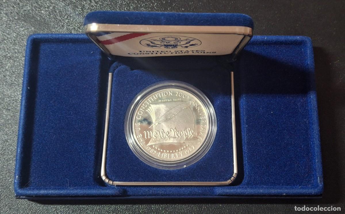 Monedas antiguas de Am&eacute;rica: Estados Unidos 1 D&oacute;lar Constituci&oacute;n 200 Aniversario 1987 (PROOF)