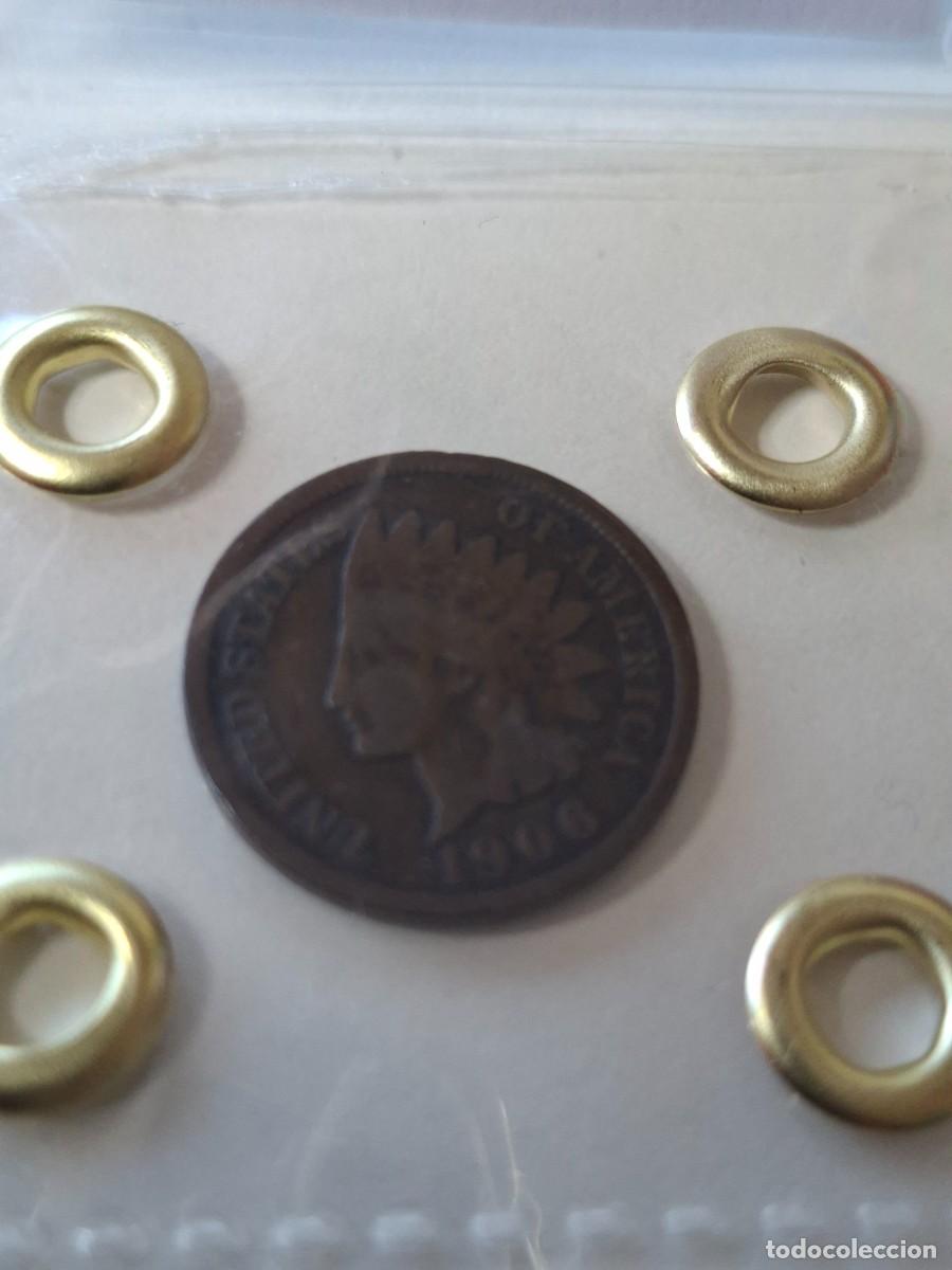 Monedas antiguas de Am&eacute;rica: 1906 Indian Head(moneda USA envasada vacio)