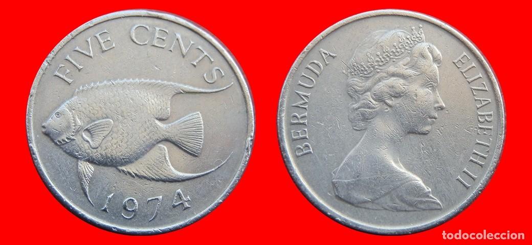 Monedas antiguas de Am&eacute;rica: 5 CENTAVOS 1974 BERMUDA-150018