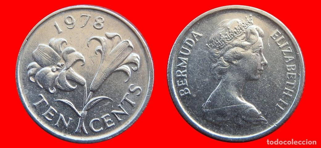 Monedas antiguas de Am&eacute;rica: 10 CENTAVOS 1978 BERMUDA-150030