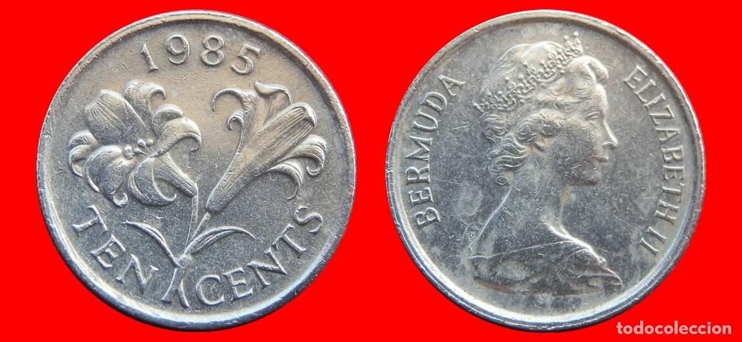 Monedas antiguas de Am&eacute;rica: 10 CENTAVOS 1985 BERMUDA-150031
