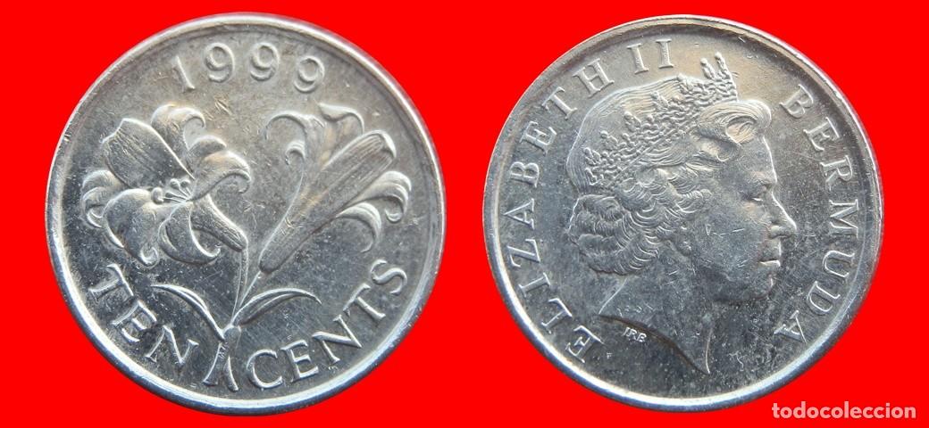 Monedas antiguas de Am&eacute;rica: 10 CENTAVOS 1999 BERMUDA-150032