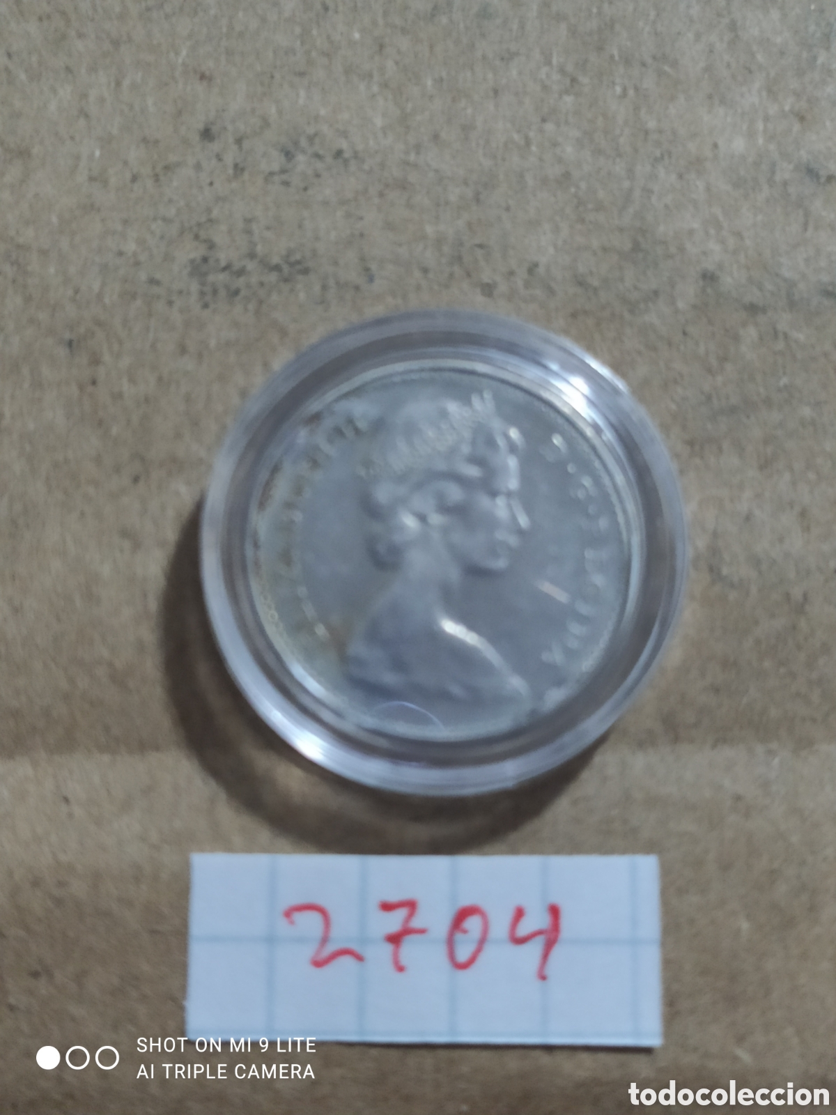 Monedas antiguas de Am&eacute;rica: 10 c&eacute;ntimos Canad&aacute; a&ntilde;o 1975