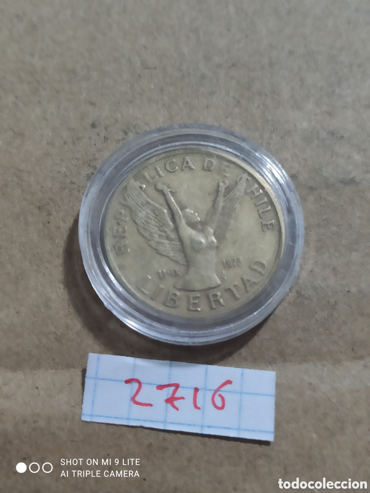 Monedas antiguas de Am&eacute;rica: 10 pesos de chile 1981