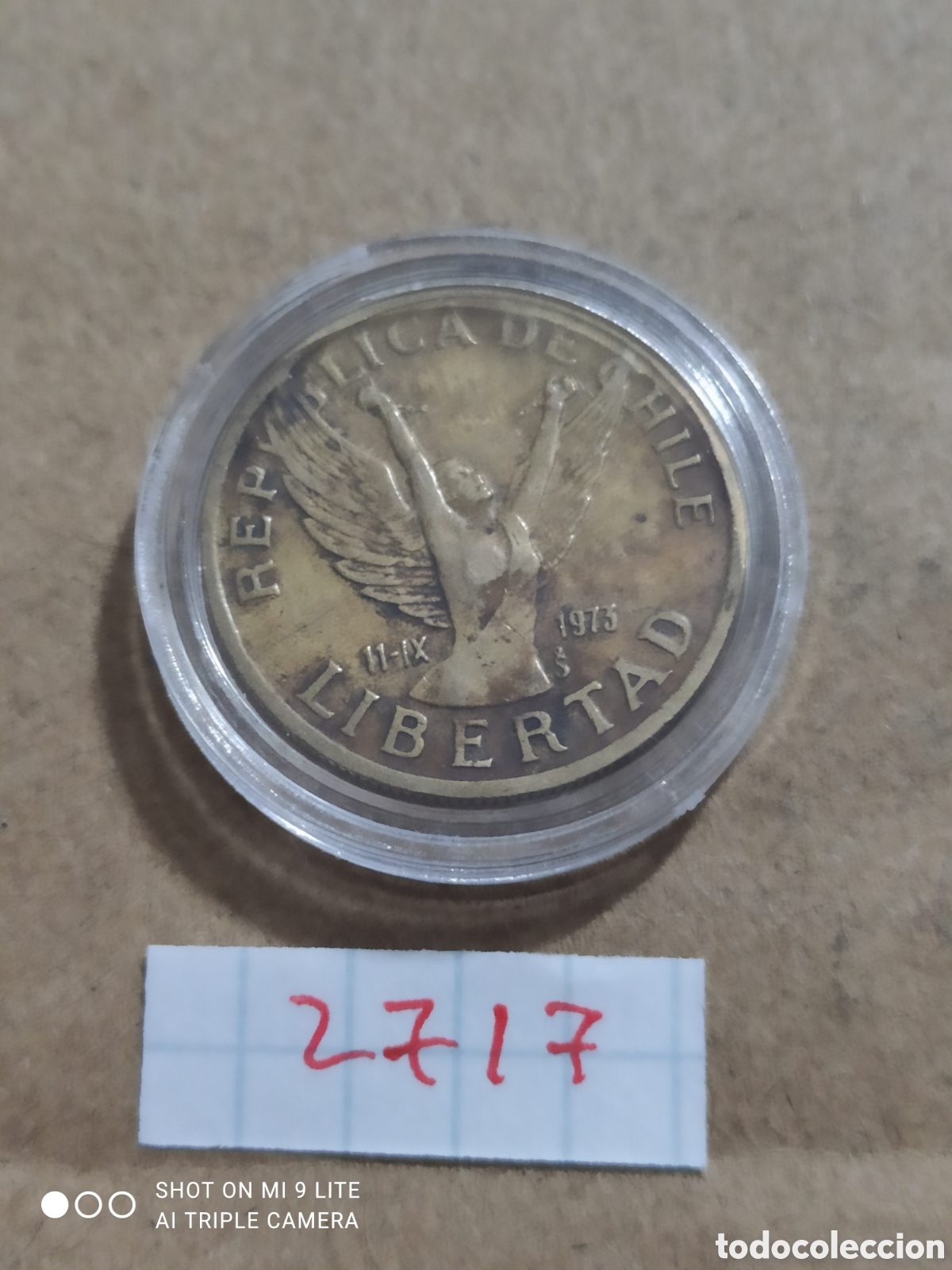 Monedas antiguas de Am&eacute;rica: 10 pesos de chile 1988
