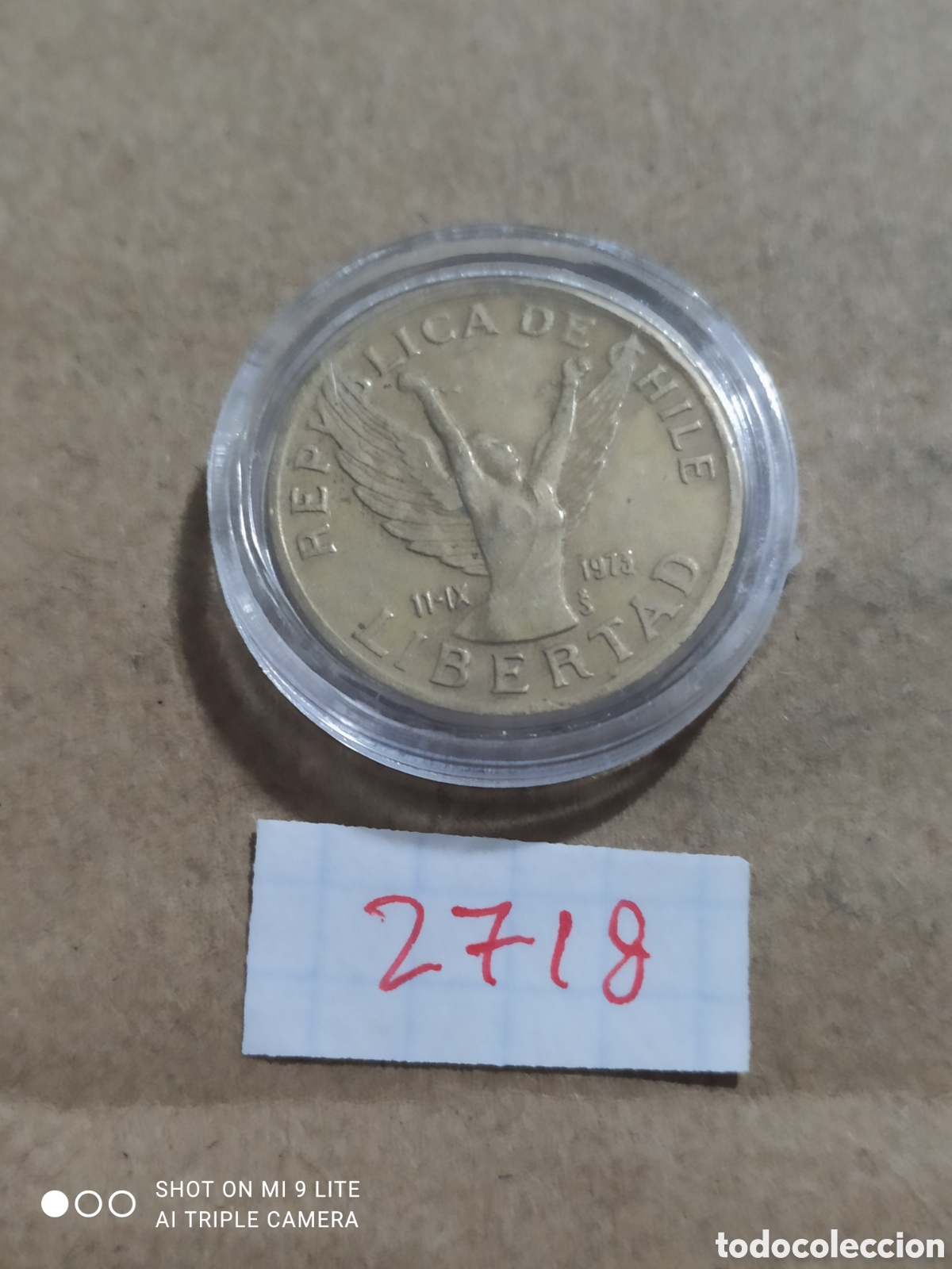 Monedas antiguas de Am&eacute;rica: 10 pesos de chile 1988