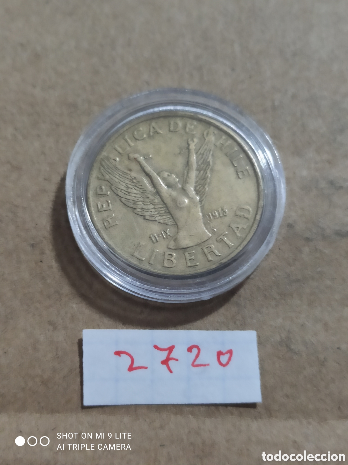 Monedas antiguas de Am&eacute;rica: 10 pesos de chile 1981