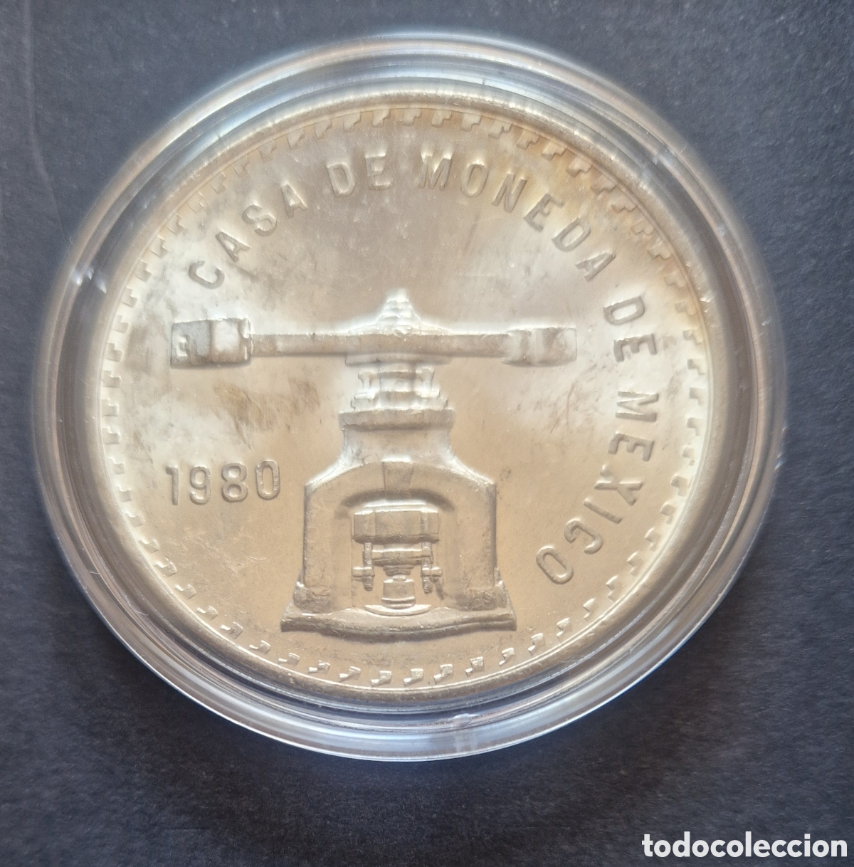 Monedas antiguas de Am&eacute;rica: Onza Plata Pura Mexico 1980