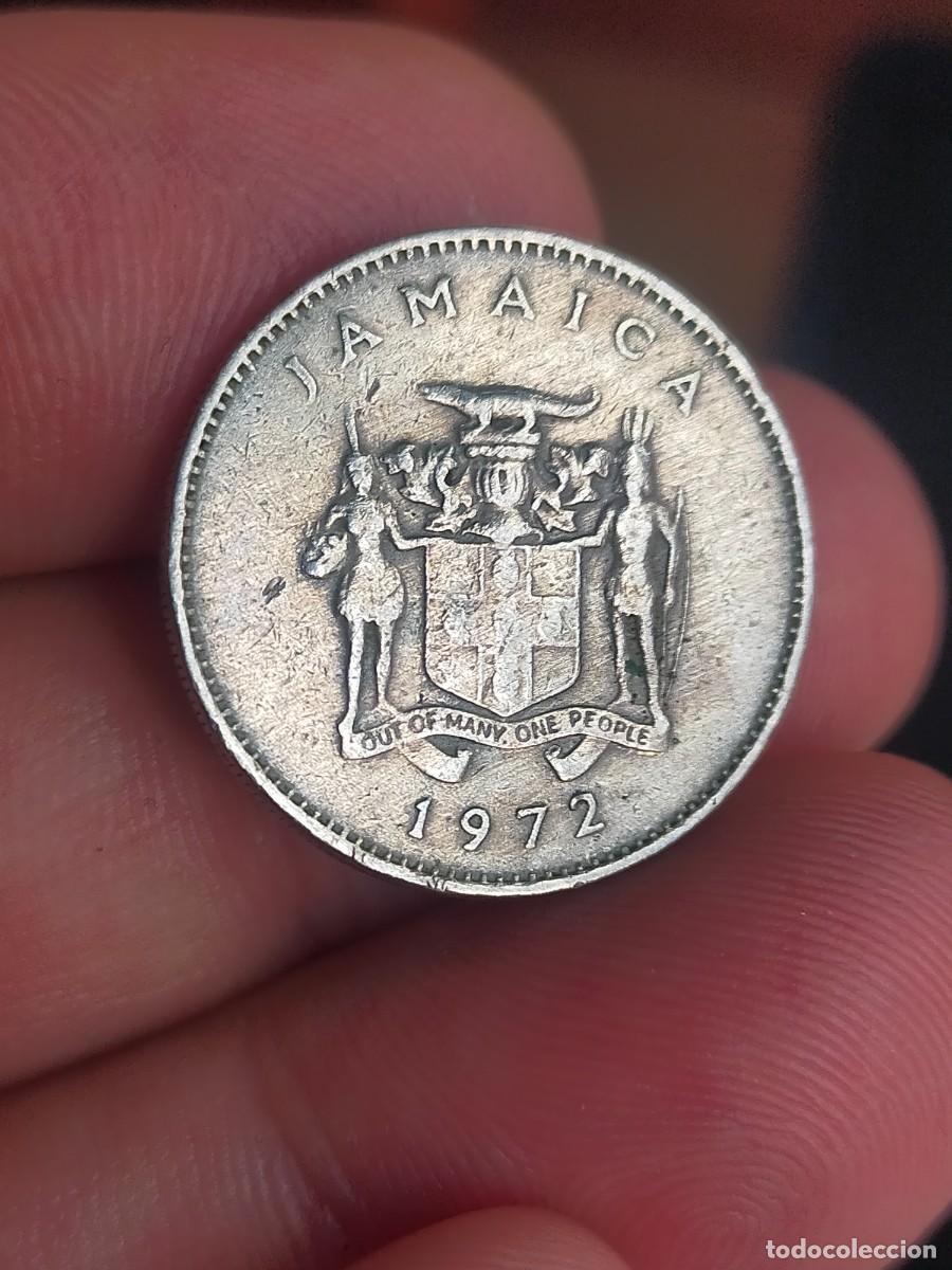 Monedas antiguas de Am&eacute;rica: MONEDA DE 10 DIEZ CENTS CENTAVOS CENTIMOS JAMAICA 1972 BUENA CONSERVACION